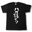 ハゲとるやないかい！　筆で書いた文字Tシャツ