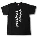 ちょっとだけセンチメンタル　筆で書いた文字Tシャツ