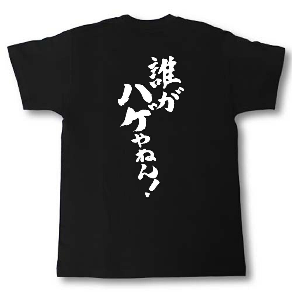 誰がハゲやねん! 筆で書いた文字Tシャツの紹介画像2