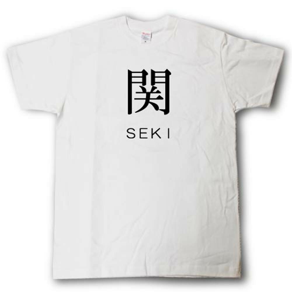 スタイリッシュ！　苗字Tシャツ　関