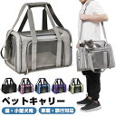 ペットキャリー 猫 キャリーバッグ 猫・小型犬用 猫 キャリー 車載・旅行対応 猫 キャリーケース 折りたたみ式 ペットキャリー 中・大型猫用・小型犬 飛び出し防止 傷防止 ベルト脱着可 洗えるマット 通気性 軽量 大容量 Lサイズ 耐荷重9kg