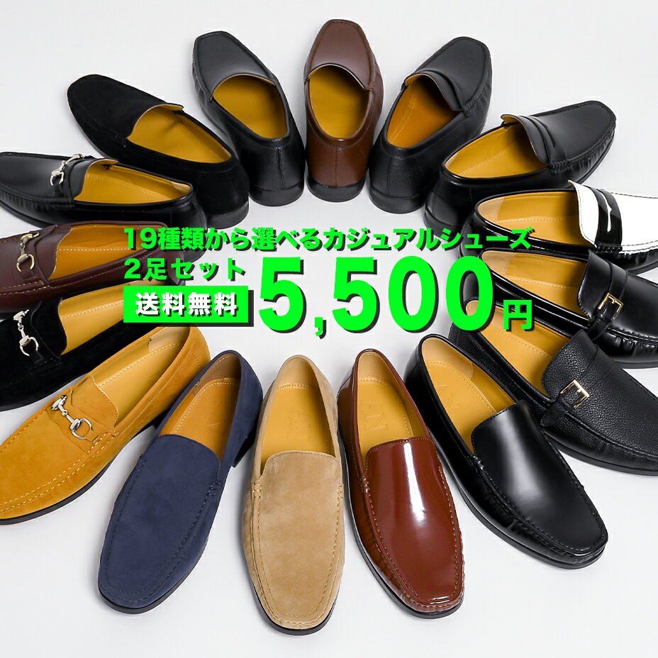 ローファー メンズ おしゃれ セット 2足セット 2足 学生 デッキシューズ 靴下 コインローファー ビットローファー ヒール カジュアルシューズ スエード スリッポン 革靴 短靴 ブラック 黒 ブラウン 茶色 ベージュ ネイビー ホワイト 白 靴 シューズ ブランド 2025 春 春夏 夏