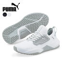 プーマ スパイクレス ゴルフ シューズ ゴルフシューズ メンズ レースアップ 紐靴 おしゃれ ブランド PUMA カジュアルシューズ 普段使い オンオフ兼用 プーマブラック 黒 プーマホワイト 白 靴 GS ワン 195405 2024 冬 春 春夏