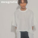 tシャツ レディース 半袖 メンズ カジュアル ビッグ ビッグtシャツ オーバーサイズ レース おしゃれ ブランド メアグラーティア meagratia ユニセックス トップス レイヤード 重ね着 ブラック 黒 ホワイト 白 国産 日本製 2025 春 春夏 夏(4)