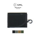 SML エスエムエル 三つ折り財布 メンズ レディース コンパクト 黒 かわいい 可愛い 財布 三つ折り カード入れ多い オシャレ おしゃれ 薄型 ブランド 大...