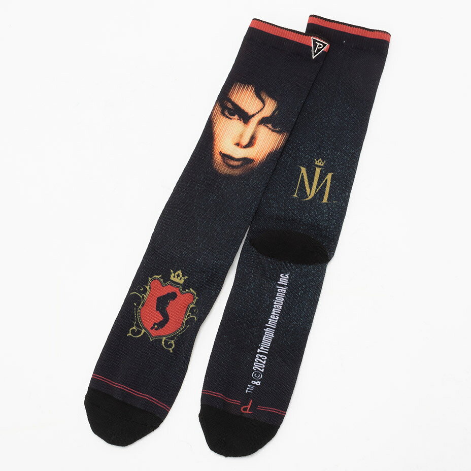 Perri's Socks �ڥ꡼�����å��� MICHAEL JACKSON Portrait Socks �ޥ����른�㥯���� ���� ��� �֥��� ������� ���å��� �ɼ� ���Ĳ� ���� ���ݥ���� ���󥰥��å��� �ϥ����å��� ���� Ĺ�� Ĺ�� �Х�� �� ���� �֥�å� �� 2026 �� �� �ղ�