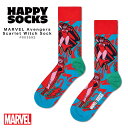 happy socks ハッピーソックス ギフト MARVEL Avengers Scarlet Witch Sock マーベル アベンジャーズ スカーレット ウィッチ P003592 靴下 メンズ レディース おしゃれ ブランド かわいい ビジネス ソックス スニーカー クルー丈 くつ下 カジュアル 総柄 2025 春 春夏 夏(4)