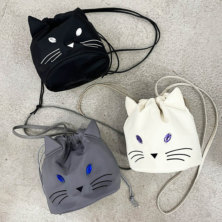 favori ポーチ バッグ 巾着バッグ ショルダー おしゃれ 小さめ 猫バッグ 猫 ねこ オシャレ レディース ショルダーバッグ 斜めがけバッグ 斜めがけ 大人 2way 巾着ショルダー 巾着ショルダーバッグ 軽量 ブランド かわいい 軽い 肩掛け きれいめ 2026 春 春夏 夏 ttclub-10052306 TTClub サンプル画像3