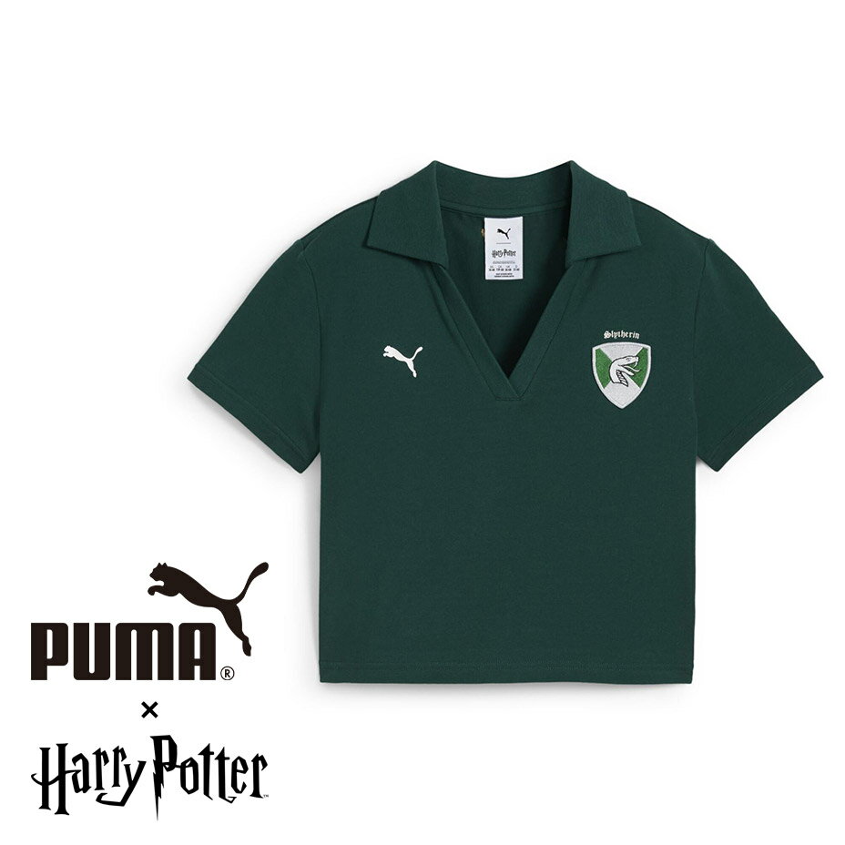 【11/25★エントリーでP10倍】 プーマ ハリーポッター ハリー・ポッター puma Harry Potter ポロシャツ レディース 半袖 クロップド丈 ...