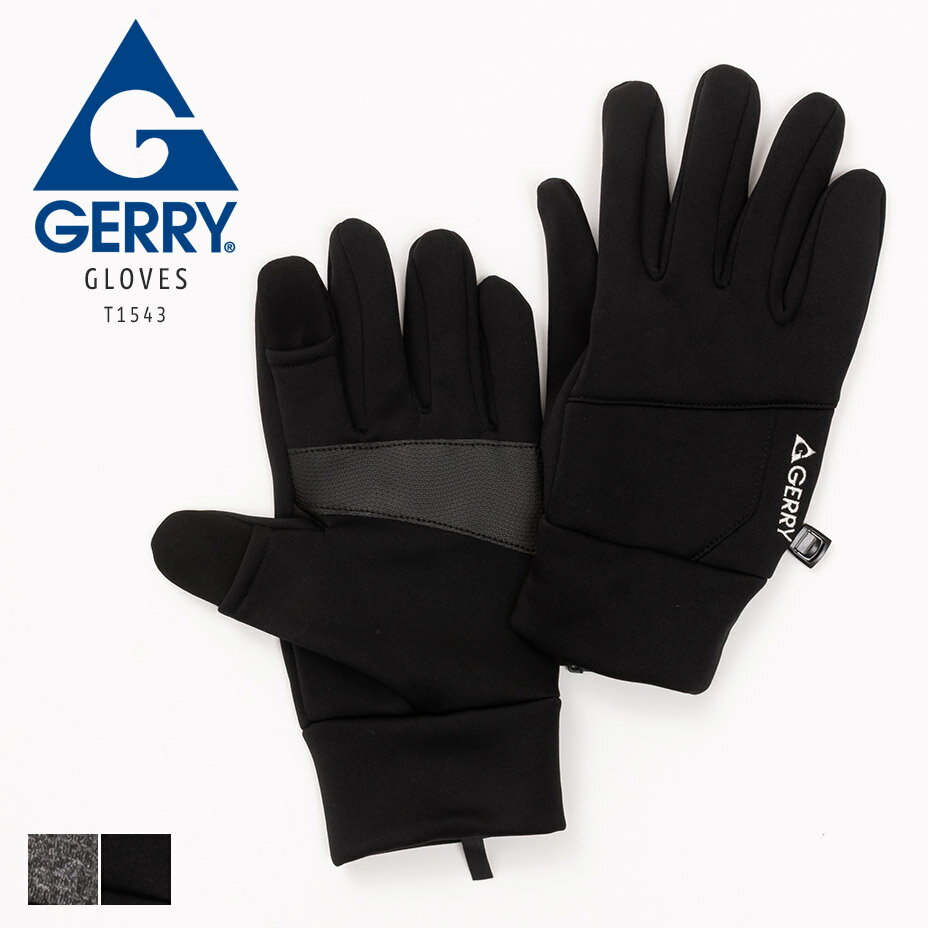 gerry 手袋 メンズ レディース ジャージー スマホ対応 自転車 防寒 滑り止め ブランド ジェリー プレゼ..