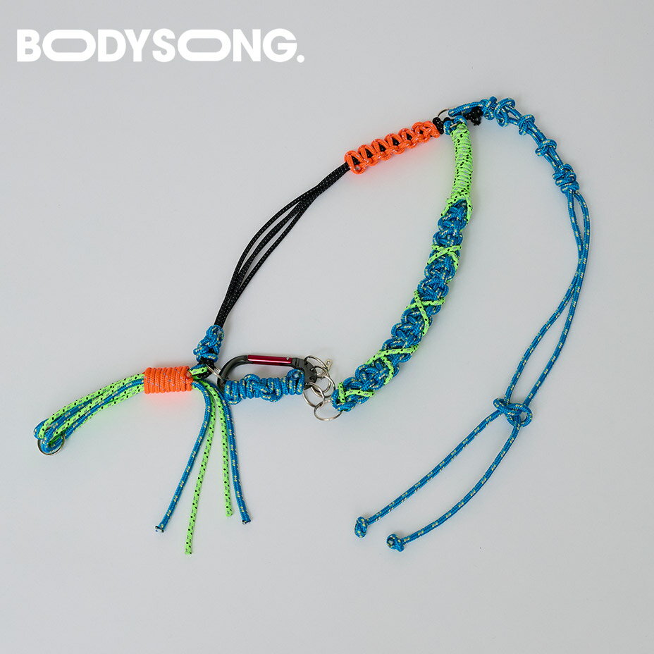 bodysong ボディソング BS260802 パラコード ベルト レディース メンズ カジュアル おしゃれ カラビナ かわいい 可愛い カジュアルベルト マルチベルト ショルダーベルト ウエストマーク 国産 日本製