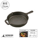 キャプテンスタッグ スキレット フライパン 25cm キャンプ アウトドア 防災グッズ 防災用品