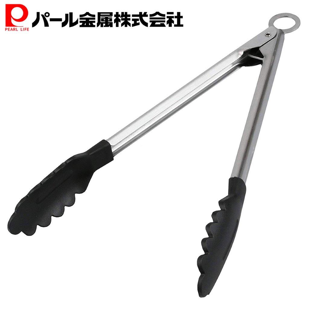 乐天商城 - パール金属公式 トング 27cm ナイロン 製 クッキング ベジライブ CC-1072 調理器具 日用品 生活用品 食洗機対応 ステンレス キッチン用品
