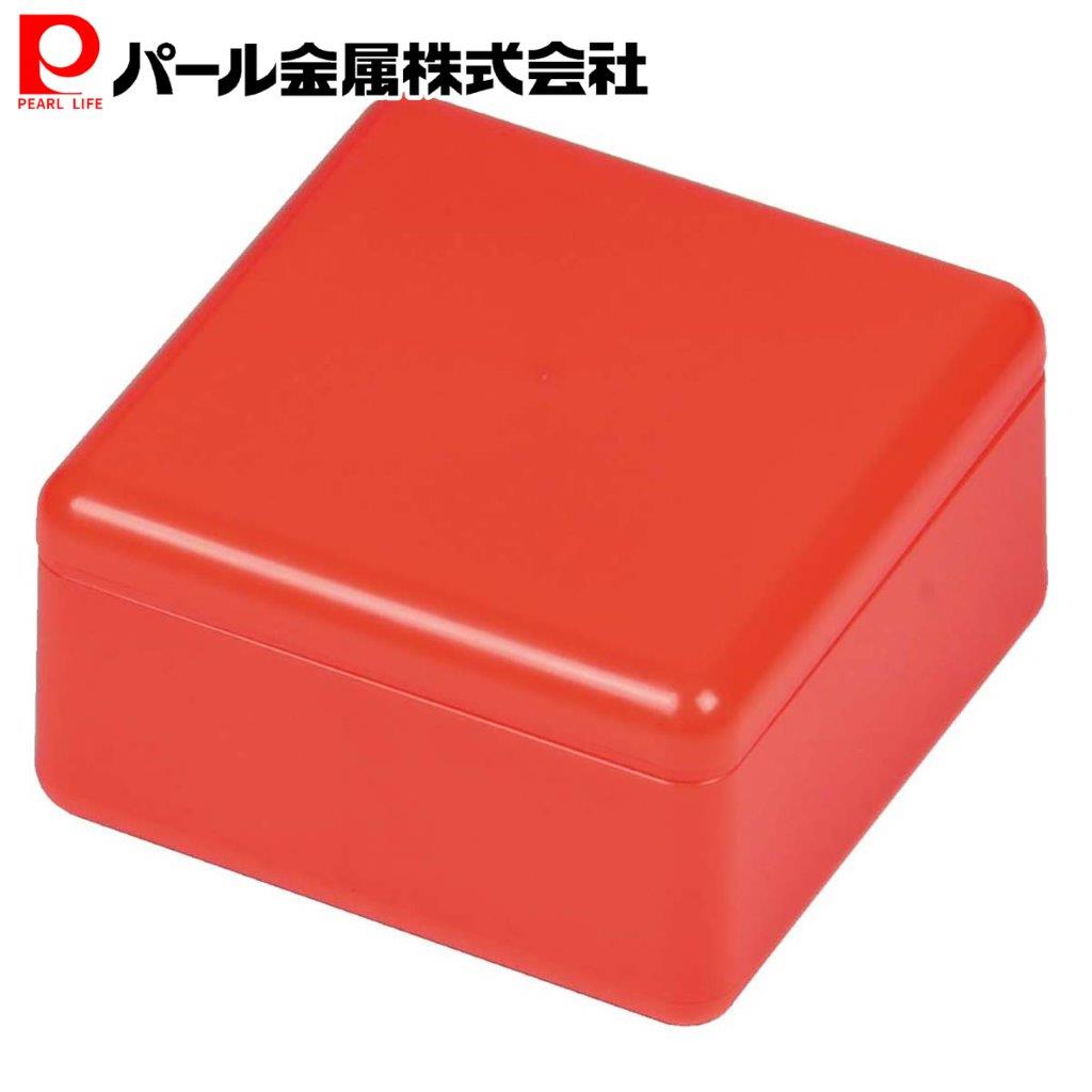 パール金属公式 おにぎらず Cube Box レッド おにぎり 弁当 海苔 型 日本製 遠足 行楽 お弁当 時短 かんたん ランチ ピクニック 行楽用品 運動会 C-452 調理器具 日用品 生活用品 キッチン用品