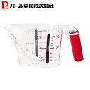 パール金属 上から量れる 計量カップ 100ml レッド C-3694 Softia 新生活