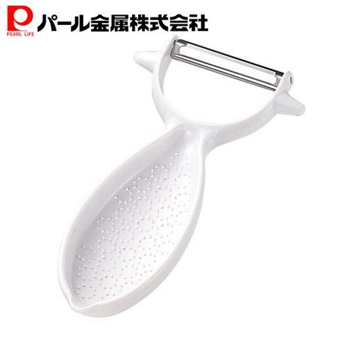 乐天商城 - パール金属公式 食洗機対応 フィット おろしピーラー C-8648 調理器具 皮むき器ピーラー 日用品 生活用品 ステンレス キッチン用品