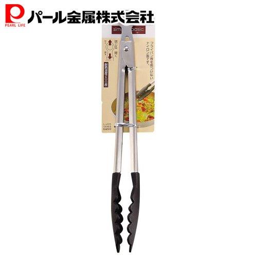 乐天商城 - パール金属公式 ナイロン製 クッキング トング 27cm C-8933 調理器具 日用品 生活用品 食洗機対応 ステンレス キッチン用品