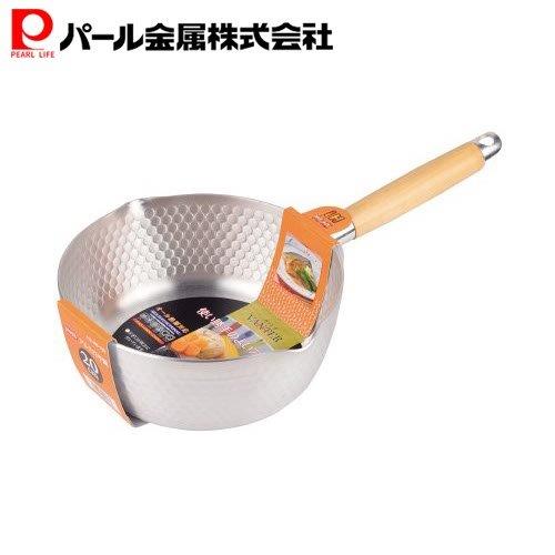 パール金属 IH対応 雪平鍋 20cm アルミ 行平鍋 片手鍋 HB-188 ヴァンテ