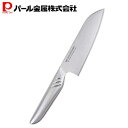 パール金属×デリッシュキッチン 三徳包丁 シルバー 165mm オールステンレス 割り込み F-2321 新生活