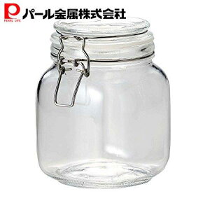 パール金属 梅酒瓶 果実酒びん 1L 1,000ml ガラス製 角型 保存 ビン イタリアーナ L-1011