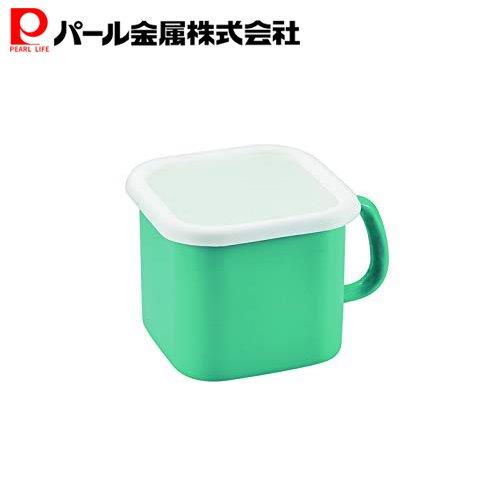 パール金属 ホーロー クックポット 角型 12cm ブルー IH対応 プチッと HB-5364