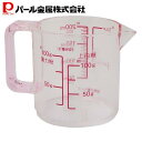 パール金属 キュートクリア 計量カップ メジャーカップ 200ml ピンク 電子レンジ対応 日本製 C-2901
