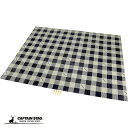 キャプテンスタッグ クッションレジャーシート 180×240cm 厚さ1mm 約3畳 収納バッグ付き ピン4本付き ギンガムチェック レジャーシート マット UB-3063 防災グッズ 防災用品