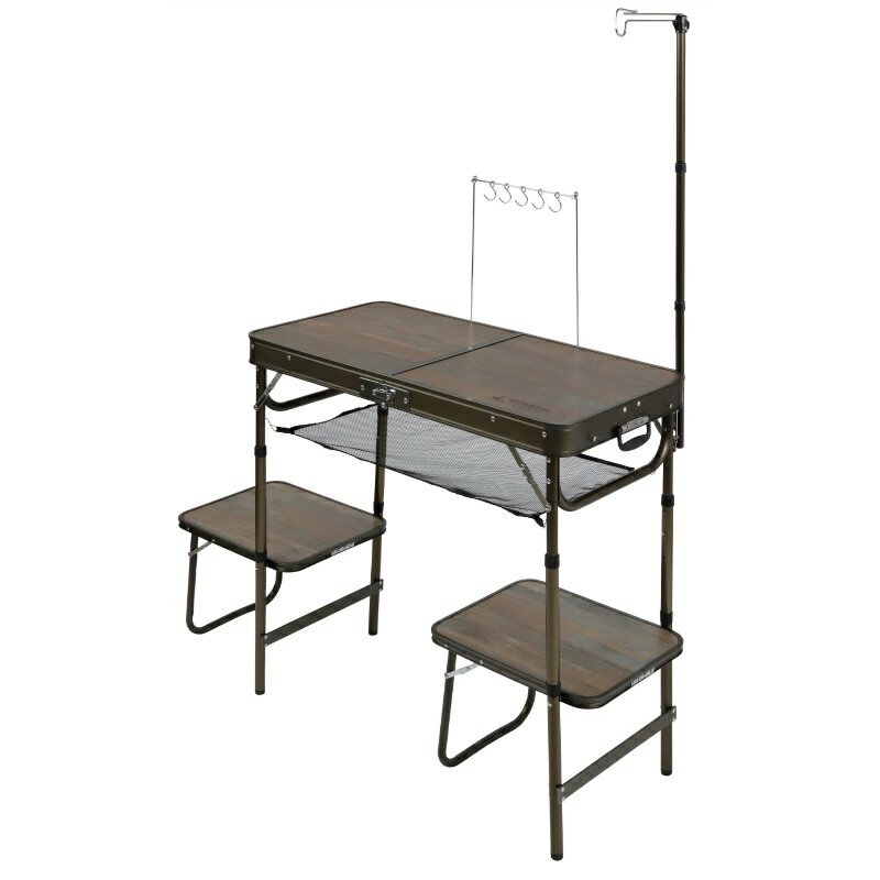 キャプテンスタッグ ビストロ キャンプテーブル 調理台 折りたたみ ぴったりキッチ...