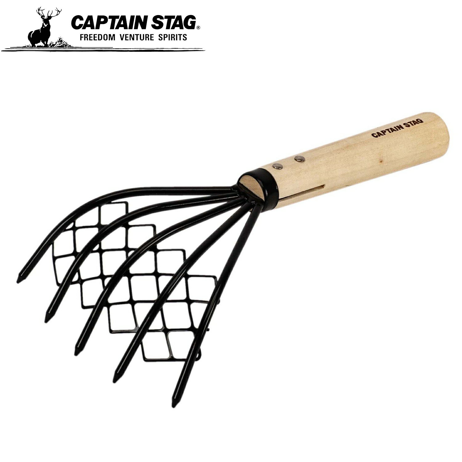 【12月4日20時〜楽天スーパーSALE！】 キャプテンスタッグ アウトドア用 潮干狩り 熊手 忍者熊手 万能..