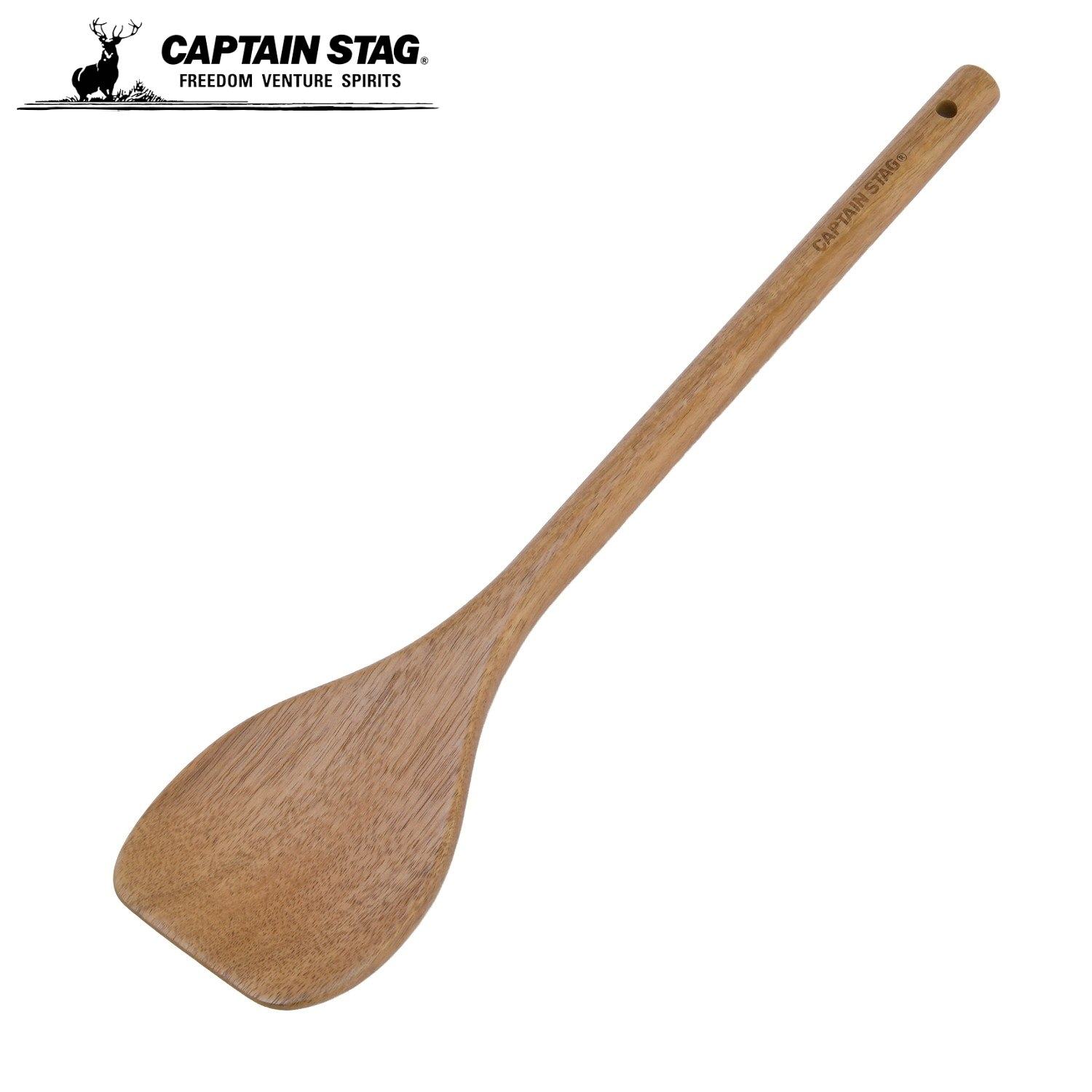 乐天商城 - キャプテンスタッグ(CAPTAIN STAG) キッチンツール クッキングツール 木製 丸柄 へら Acacia Tool UP-2735