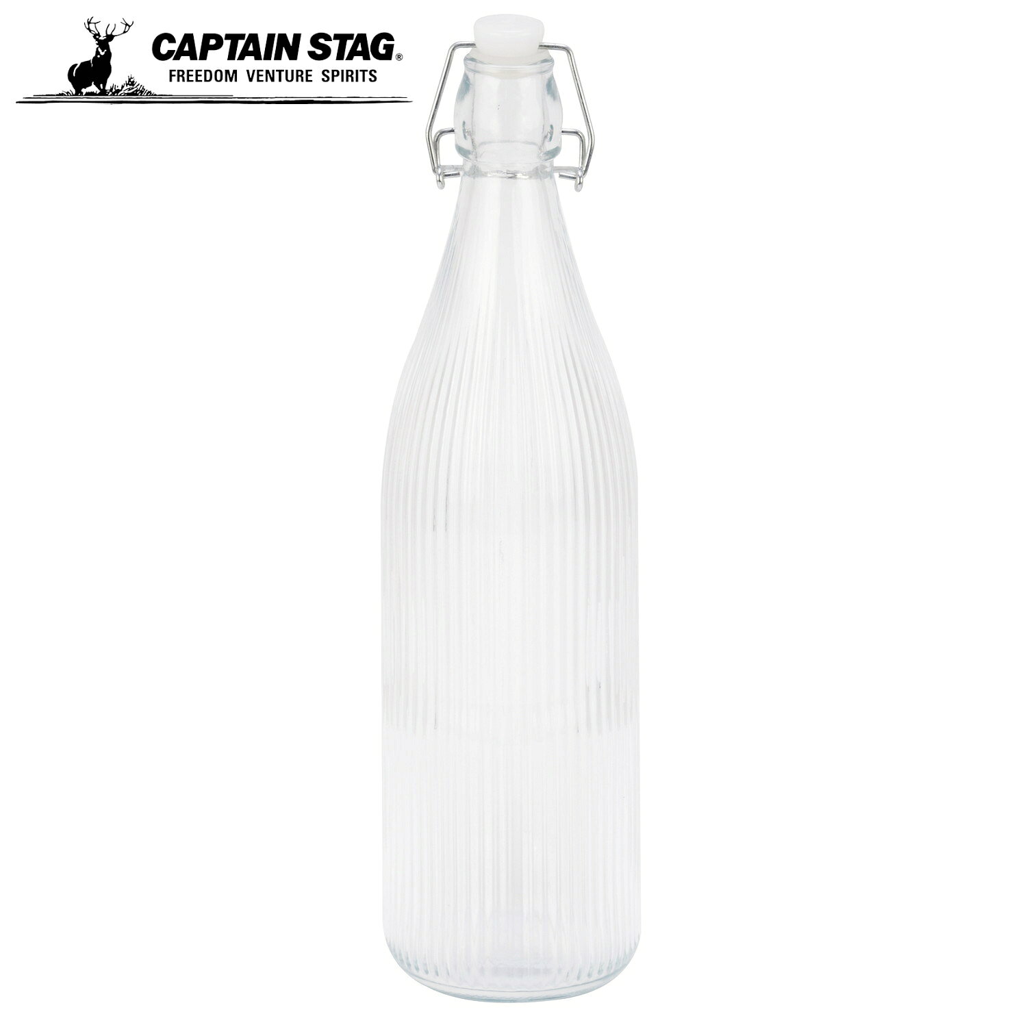 ■商品名 ガラスドリンクボトル　1.0L（ストライプ） ■品番 UW-2054 ■商品説明 特徴:テーブルをおしゃれに演出するウォーターボトル。このボトル1本でオシャレな雰囲気に。食卓に出すお水用にちょうどいいサイズ。本体とキャップがつながっているため、開封時にキャップをなくさない。冷蔵庫で冷やせます。製品サイズ:(約)直径8.5×高さ31.5cm製品重量:(約)530g容量:(約)1.0L材質:本体/ソーダガラス、栓/ポリエチレン、パッキン/シリコーン、線材/鉄(メッキ)原産国:中国レンタル等による貸出、オークション等による販売や中古販売、及び譲渡によって発生した故障・破損・損害・事故などにつきましては一切責任を負いかねますので予めご了承ください。 ■商品スペック 製品サイズ:(約)直径8.5×高さ31.5cm製品重量:(約)530g、容量:(約)1.0L材質:本体/ソーダガラス、栓/ポリエチレン、パッキン/シリコーン、線材/鉄(メッキ)原産国:中国特徴:テーブルをおしゃれに演出するウォーターボトル。このボトル1本でオシャレな雰囲気に。食卓に出すお水用にちょうどいいサイズ。本体とキャップがつながっているため、開封時にキャップをなくさない。冷蔵庫で冷やせます。 ■関連キーワード すいとう スイトウ マイボトル ボトル ぼとる マグ コーヒー アウトドア インドア ピクニック レジャー キャンプ 鹿番長 バーベキュー BBQ 旅行 ソロキャンプ ツーリング キャプスタ 高級 リッチ 高級感 シンプル 簡単 ガラス ガラス製 グラス ドリンク ドリンクボトル ウォーターボトル クリア おしゃれ オシャレキャプテンスタッグ(CAPTAIN STAG) ウォーターボトル ガラスドリンクボトル 1.0L ストライプ UW-2054 ■商品名 ガラスドリンクボトル　1.0L（ストライプ） ■品番 UW-2054 ■商品説明 特徴:テーブルをおしゃれに演出するウォーターボトル。このボトル1本でオシャレな雰囲気に。食卓に出すお水用にちょうどいいサイズ。本体とキャップがつながっているため、開封時にキャップをなくさない。冷蔵庫で冷やせます。製品サイズ:(約)直径8.5×高さ31.5cm製品重量:(約)530g容量:(約)1.0L材質:本体/ソーダガラス、栓/ポリエチレン、パッキン/シリコーン、線材/鉄(メッキ)原産国:中国レンタル等による貸出、オークション等による販売や中古販売、及び譲渡によって発生した故障・破損・損害・事故などにつきましては一切責任を負いかねますので予めご了承ください。 ■商品スペック 製品サイズ:(約)直径8.5×高さ31.5cm製品重量:(約)530g、容量:(約)1.0L材質:本体/ソーダガラス、栓/ポリエチレン、パッキン/シリコーン、線材/鉄(メッキ)原産国:中国特徴:テーブルをおしゃれに演出するウォーターボトル。このボトル1本でオシャレな雰囲気に。食卓に出すお水用にちょうどいいサイズ。本体とキャップがつながっているため、開封時にキャップをなくさない。冷蔵庫で冷やせます。 ■関連キーワード すいとう スイトウ マイボトル ボトル ぼとる マグ コーヒー アウトドア インドア ピクニック レジャー キャンプ 鹿番長 バーベキュー BBQ 旅行 ソロキャンプ ツーリング キャプスタ 高級 リッチ 高級感 シンプル 簡単 ガラス ガラス製 グラス ドリンク ドリンクボトル ウォーターボトル クリア おしゃれ オシャレ