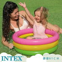 INTEX プール インテックス 家庭用 子供 サンセットグローベイビープール 61cm U-57107 子供用 水遊び キッズプール レジャープール エアープ...