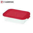 【8月10日限定ポイント5倍】 パール金属 PYREX 保存容器 ストレージ タッパー 980ml レクタン 耐熱ガラス CP-8616
