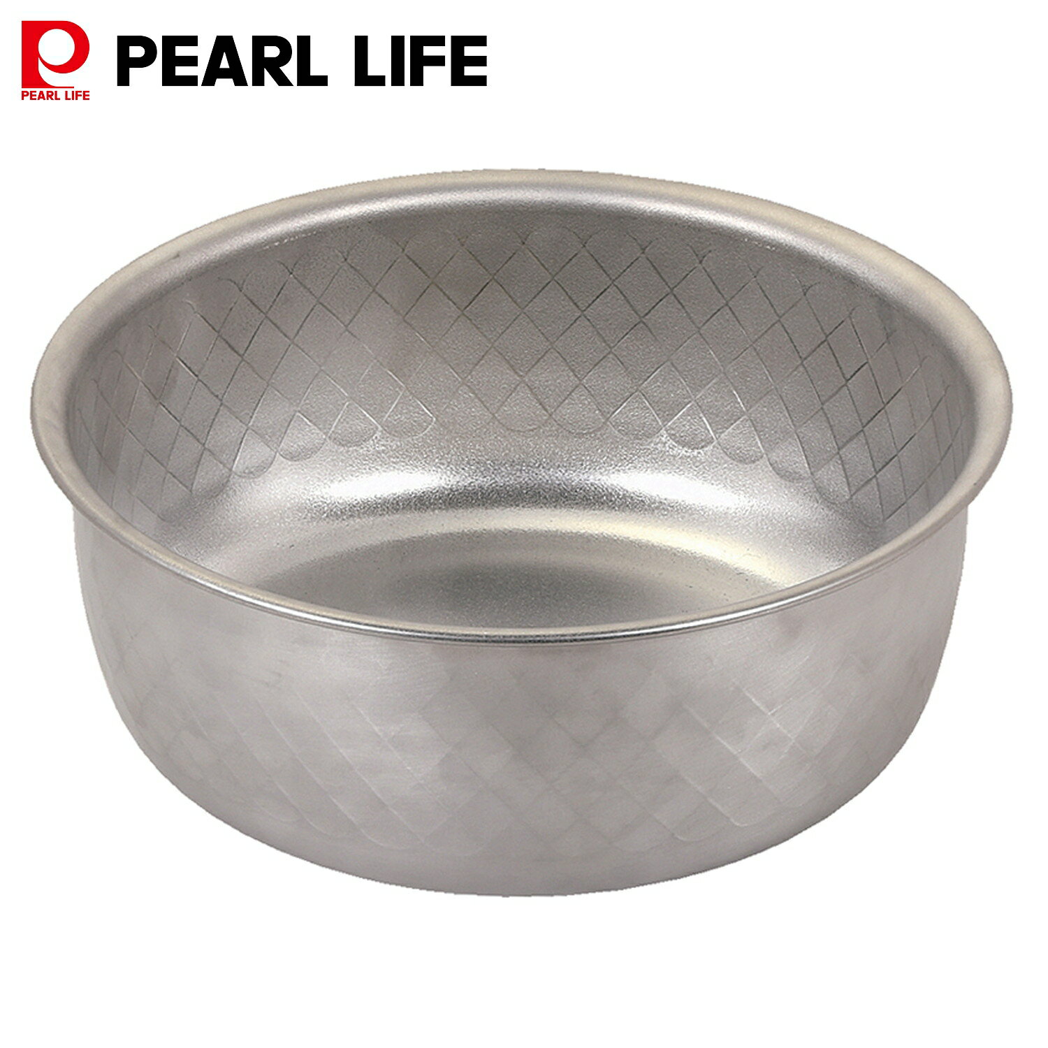 パール金属 鍋 マルチポット 18cm 単品 ステンレス製 日本製 ダイヤカット 銀河エンボス加工 トルティーノ HC-967 片手鍋 フライパン 料理 ガス火 IH キッチン用品 調理器具