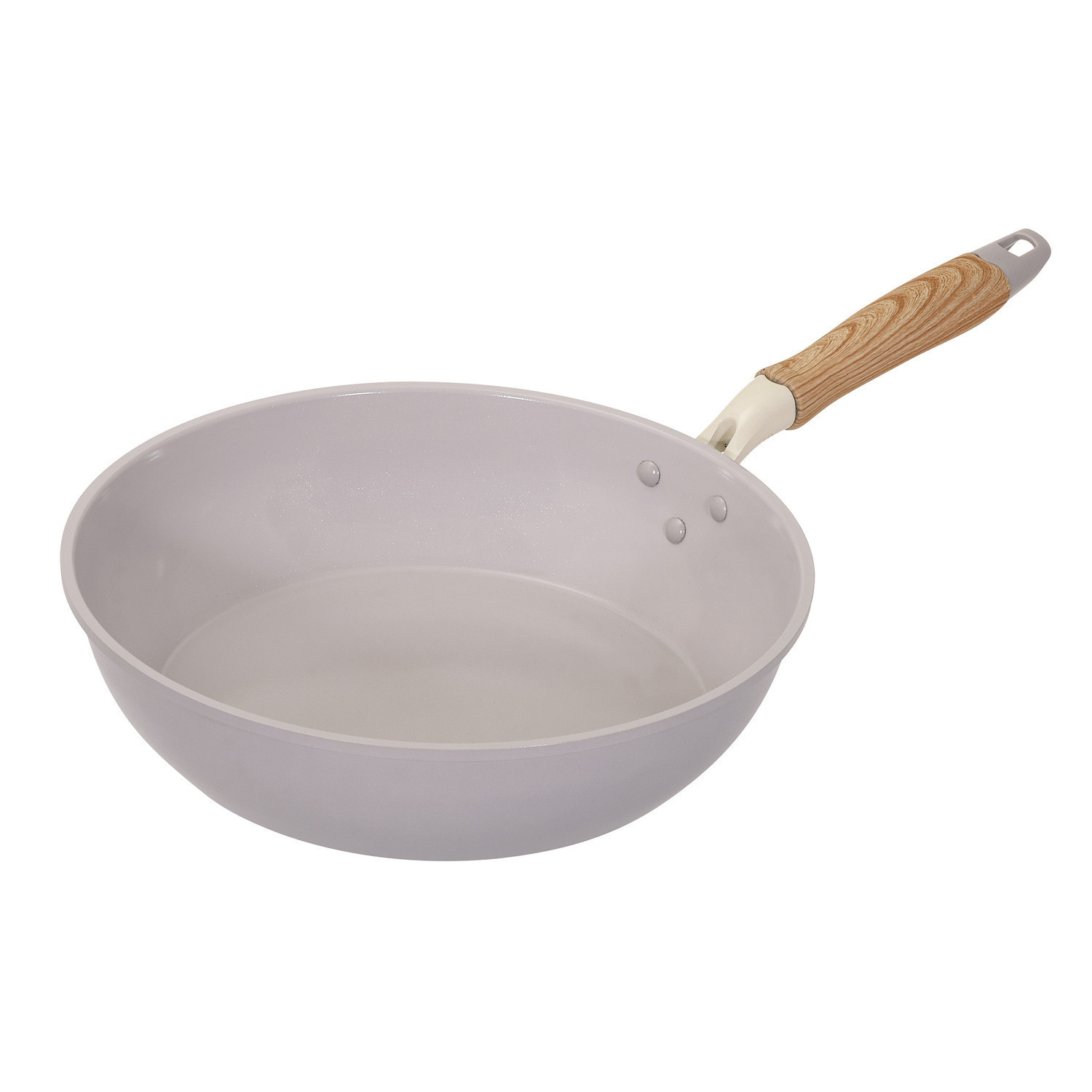 乐天商城 - パール金属 いため鍋 28cm 内面セラミック加工 IH対応 軽量 ペールパープル ハルミック HC-1121