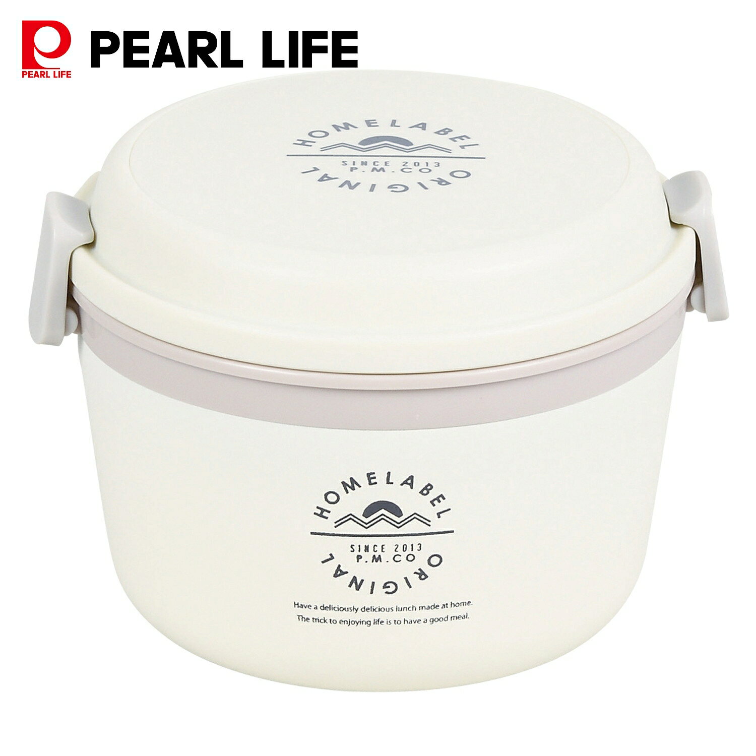 乐天商城 - オンライン限定 パール金属 保温 どんぶり ランチジャー 770ml お弁当 ホワイト AZ-7152