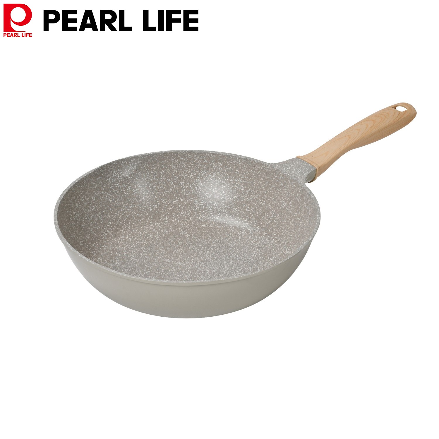 乐天商城 - パール金属 フライパン 28cm いため鍋 軽い 軽量 ガス火専用 マーブルコート PFOA PFOS フリー 対摩耗試験100万回クリア 金属へら使える こびりつきにくい クリューム HC-1353