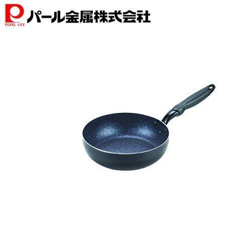 乐天商城 - パール金属公式 ミッドナイトマーブル IH対応極深フライパン24cm HB-5697 鍋フライパン 鍋 料理 ガス火 食洗機対応 ステンレス キッチン用品