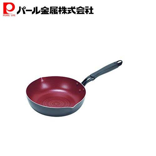 Ih/Gas Compatible - パール金属公式 深型フライパン 24cm ガス火対応 IH対応 ダイヤモンドコート HB-5584 鍋フライパン 鍋 料理 食洗機対応 ステンレス キッチン用品 調理器具
