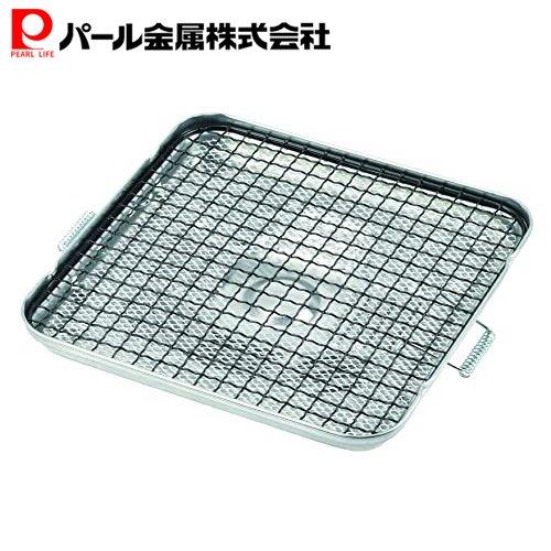 パール金属 もち焼 焼き網 角型 ガス火対応 専用 ホットグリル 餅 モチ お餅 HB-6043 調理器具 焼網 日用品 生活用品 シリコーン セラミック こびりつきにくい