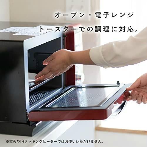 パール金属 鍋 15cm 浅型 オーブン対応 電子レンジ対応 レシピ付 レッド 一人暮らし レンジ料理 調理鍋 フタ付 焼く 蒸す 炒める 茹でる 肉 野菜 火を使わない 時短 L-1983 調理器具 ttcshop-10013509 TTCSHOP楽天市場店 サンプル画像3