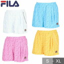 フィラ テニス ゲームパンツ レディース テニスウェア ショートパンツ ショーパン 吸水速乾 UVウィメンズ パンツ 大人 ウェア バドミントン おしゃれ かわ...