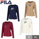 テニス フィラ ロングスリーブシャツ レディース プラクティスTシャツ 長袖 テニスウェア ロングスリーブ 長袖Tシャツ ウィメンズ 大人 ウェア FILA V...