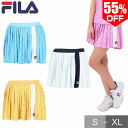 55%OFF フィラ テニス スコート インナー付き レディース 吸汗速乾 UVカット ドライ素材 軽量 涼感 夏用 テニスウェア スカート おしゃれ かわいい FILA VL2829【あす楽対応】 楽天スーパーSALE RakutenスーパーSALE
