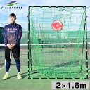 テニス練習用ネット 硬式・ソフトテニスボール対応 2m×1.6m テニスネット FBN-2016H フィールドフォース その1