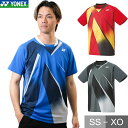 ヨネックス テニス バドミントン Tシャツ ユニゲームシャツ フィットスタイル 男女兼用 ユニセックス 半袖 テニスウェア クール UV 吸汗 速乾 ポリエステ...