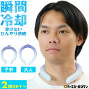 【2個セット⇒送料無料1,980円】 クールリング 22℃で自然凍結 2個セット 選べる2サイズ キッズ レディース メンズ クールネックリング アイスリング ...