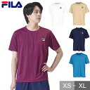 テニス フィラ ゲームシャツ ユニセックス メンズ レディース クルーネック 丸首 半袖 消臭 テニスウェア Tシャツ FILA VM5706 【365日あす楽...
