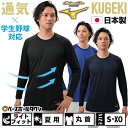 テニス アンダーシャツ 長袖 丸首 ゆったり ミズノプロ KUGEKI 空隙 12JA9P01 野球 ウェア 【365日あす楽対応】