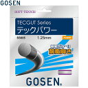 ゴーセン ソフトテニス ガット テックパワー ナチュラル テニス 軟式 SS605NA